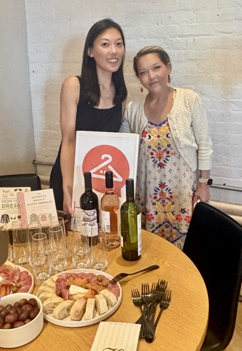 Shanya Tsai and guest at the HangRr event table